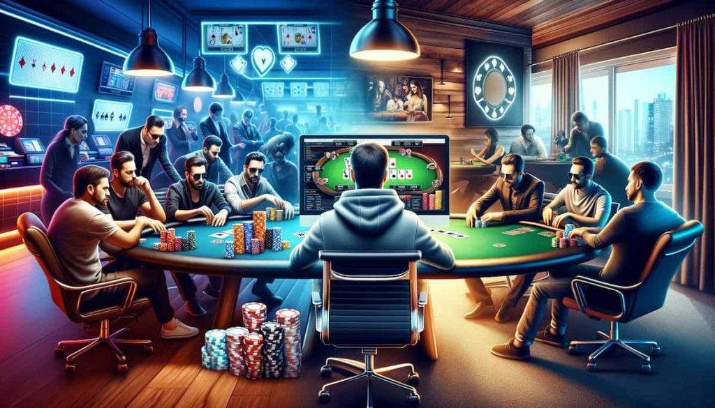 Live Poker vs. Online Poker