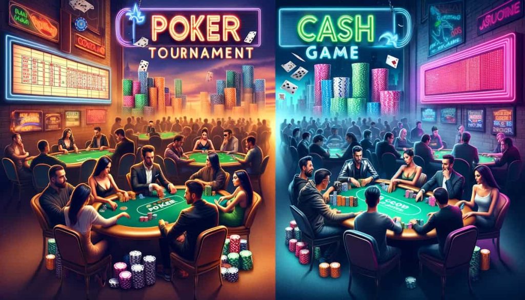 Poker Turniere vs. Cash Games