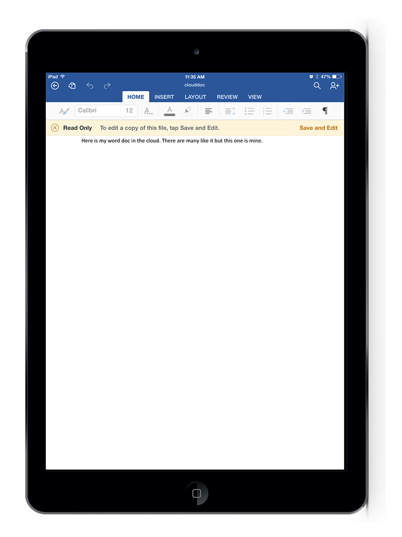 Word ipad как сохранить