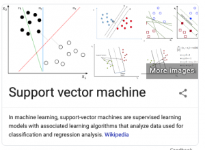 Support Vector Machine -- Wikipedia