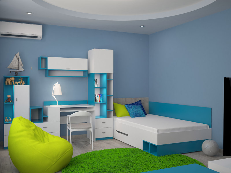 room painted for a boy