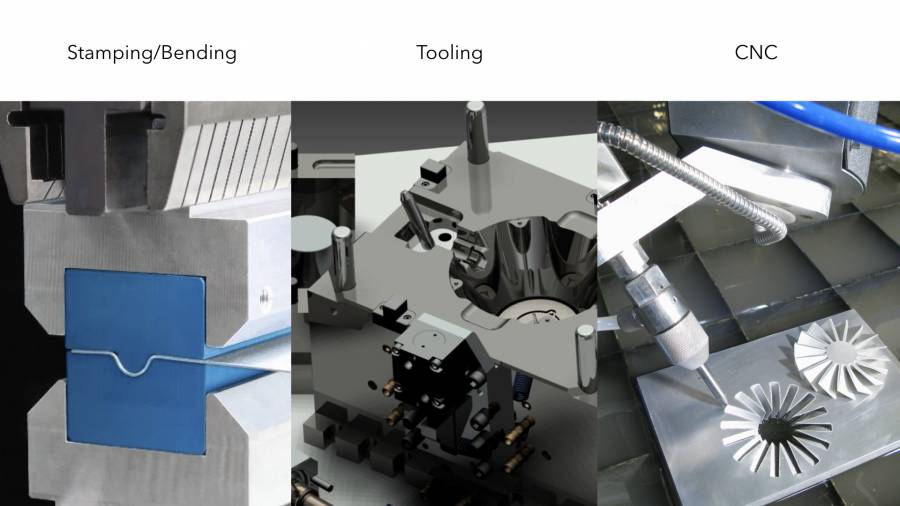 CNC Tooling Stamping / Manufacturing methods for hardware products