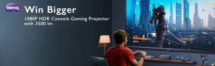 console gaming projector