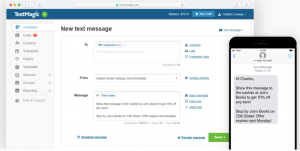 TextMagic's build SMS 