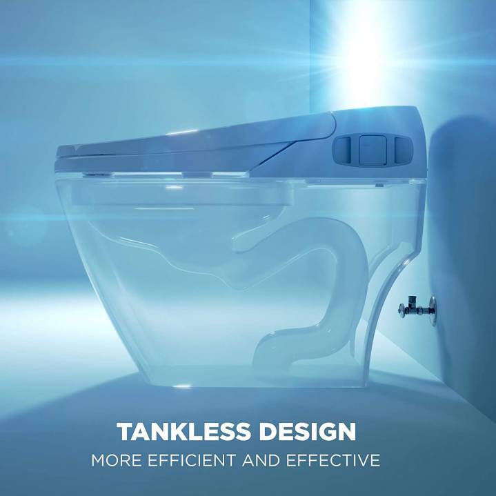 Prodigy Smart Toilet Tankless Design