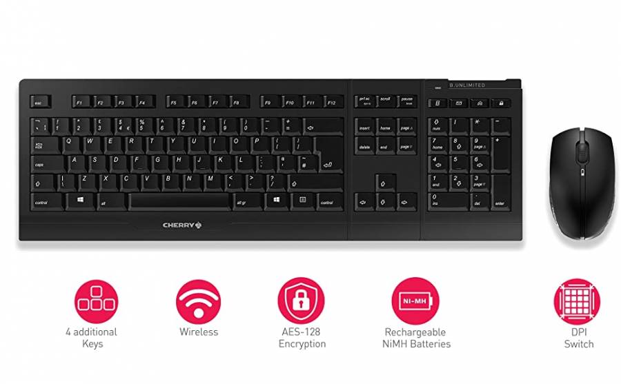 Cherry B Unlimited Wireless Keyboard and Mouse