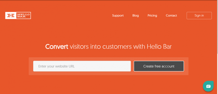 best lead generation software Hellobar