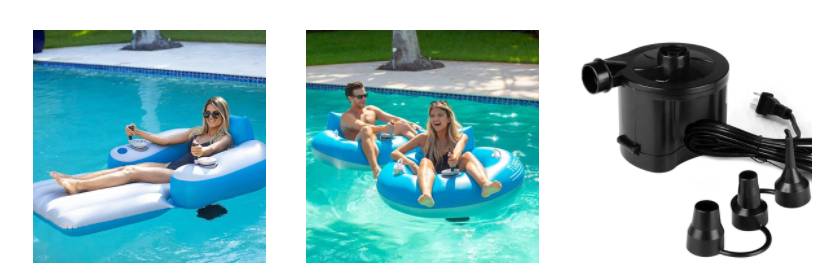 poolcandy motorized pool loungers