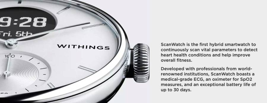 ScanWatch Hybrid Smartwatch
