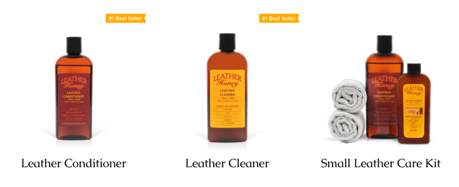 Leather Honey Leather Cleaner & Leather Conditioner