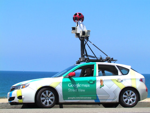 A Google car used to collect data for Google Street View