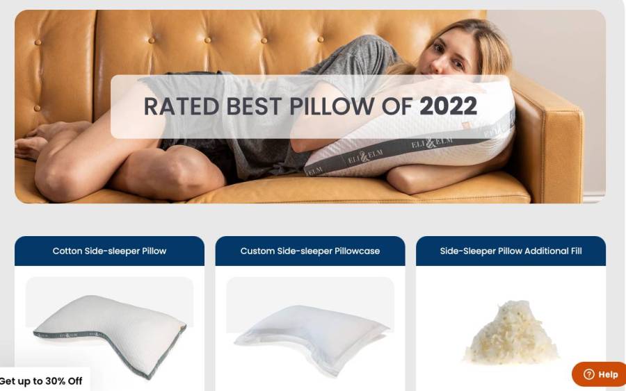 Eli & Elm Side Sleeper Pillow review - a luxurious pillow that does the  job! - The Gadgeteer