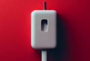 best iphone charger with minimalistic red background