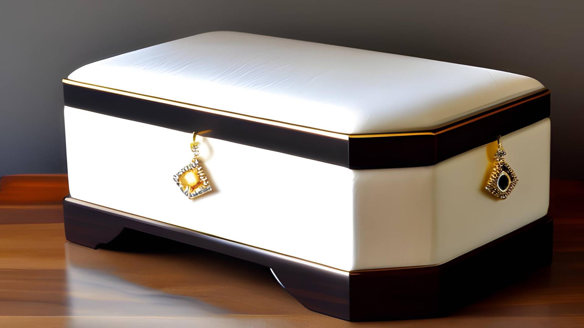 Juvale Velvet Jewelry Box Organizer - Lockable 2 Layer Travel Case