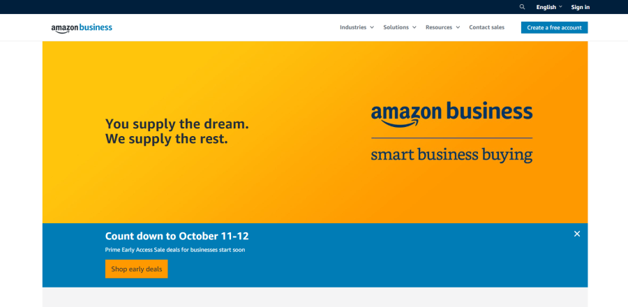 Amazon business