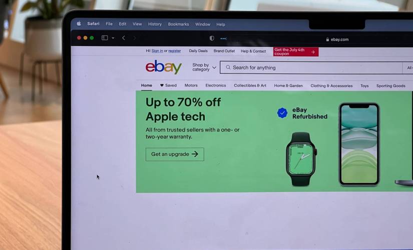 eBay UI