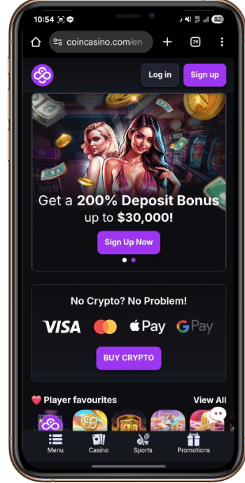 CoinPoker Betting Homepage