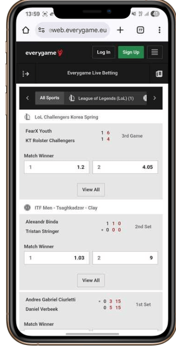 Everygame Oklahoma Betting Site