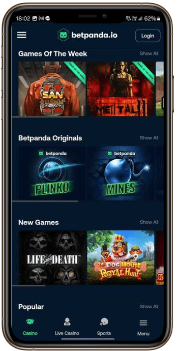 Betpanda Crypto Casino in AUS