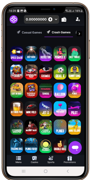 CoinCasino Crash Games