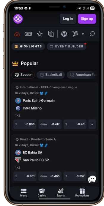 CoinCasino Sports Betting App in Oklahoma 