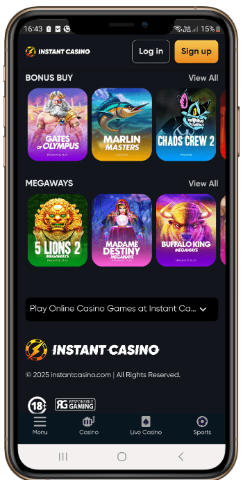 Instant Casino Online Games