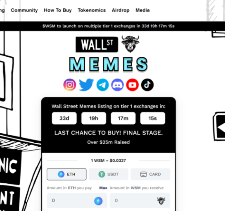 Wall Street Memes PreSale