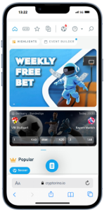 Cryptorino Crypto Betting Site