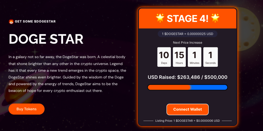 DogeStar presale