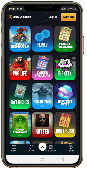 Instant Casino Plinko