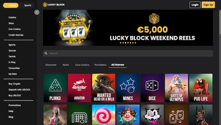 Lucky Block Crypto Casino: The Best of Both Worlds – Casino Games and  Sports Betting