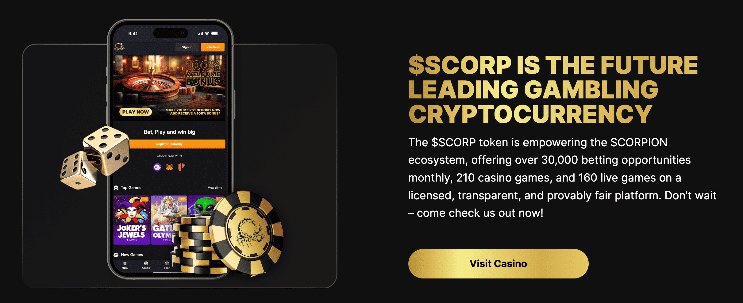Scorpion Casino gambling