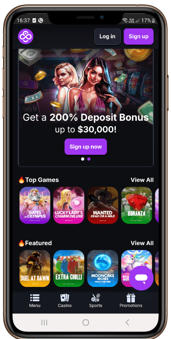 CoinCasino Homepage