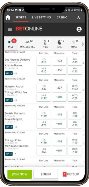 BetOnline Sports Betting Site 