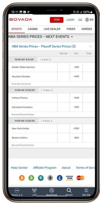 Bovada Betting Site