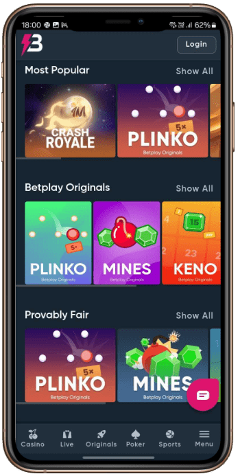 Betplay BTC Casino in Australia
