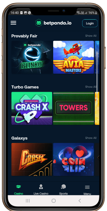BetPanda Crypto Casino Games