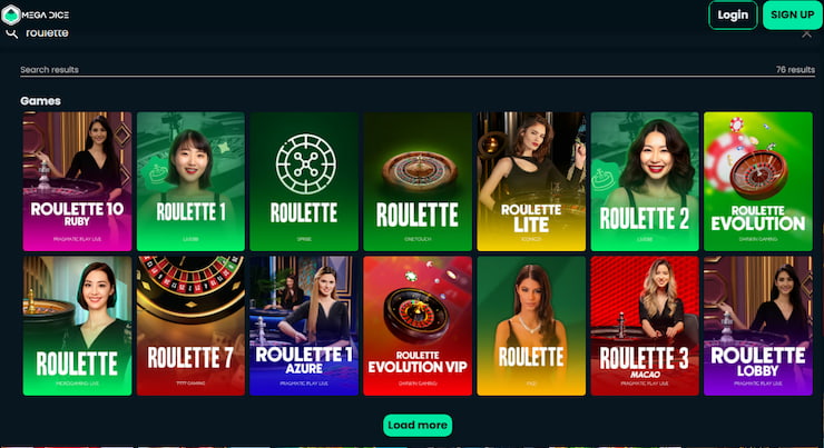 Mega Dice Roulette