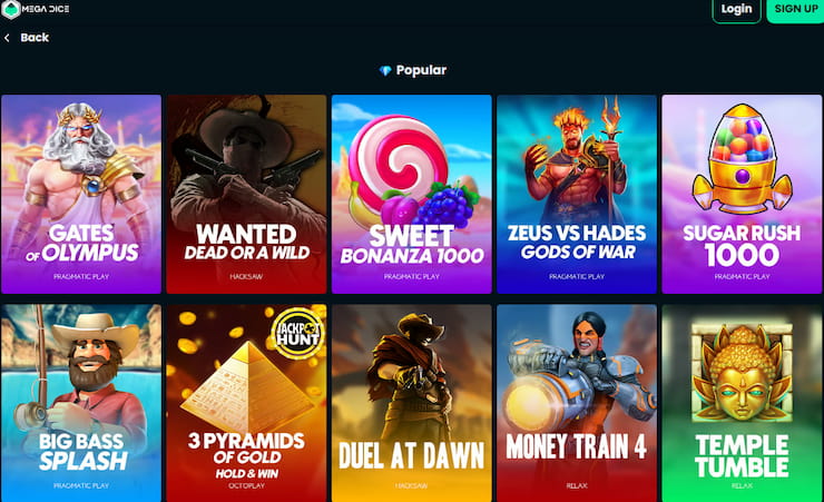 MegaDice Slots