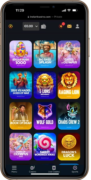 Instant Casino Bitcoin Cash