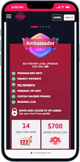 slots of vegas vip ambassador