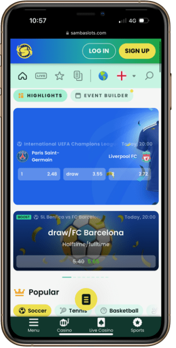 Samba Slots Sports Betting PH