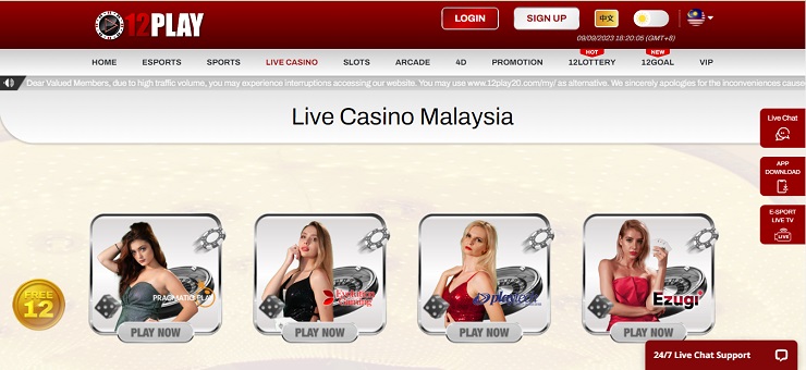 12Play Casino Malaysia