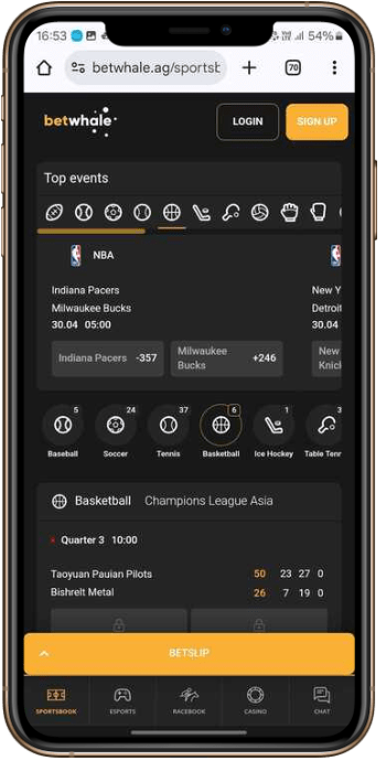 BetWhale Sportsbook Online