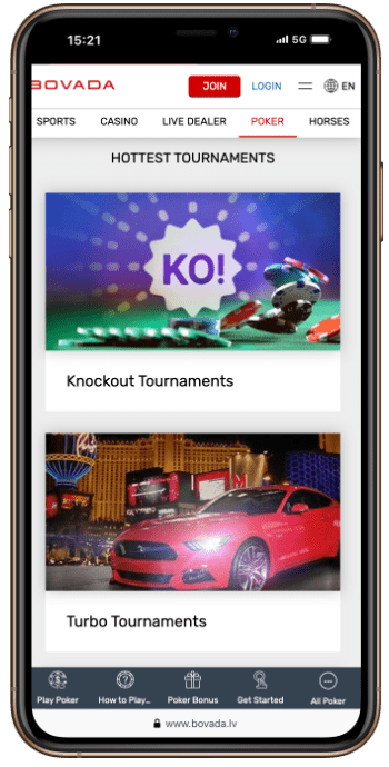 Hottest Poker Tournaments at Bovada