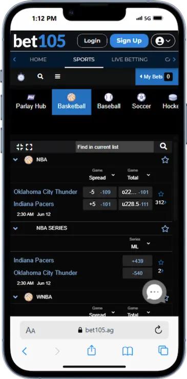 Bet105 Texas Betting On Sports