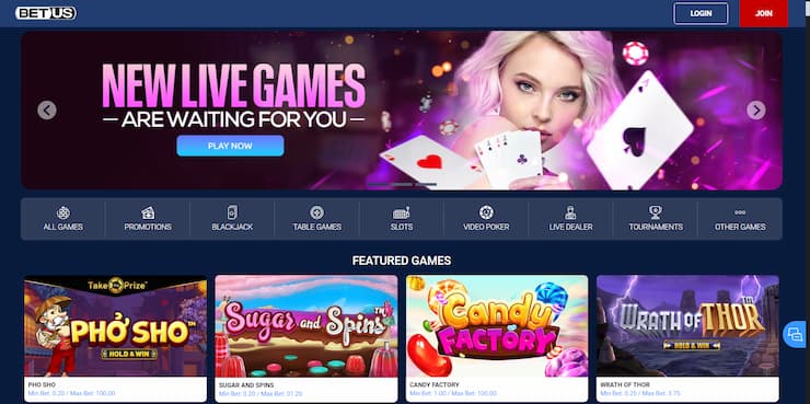 BetUS Casino Games - fastest payout online casinos