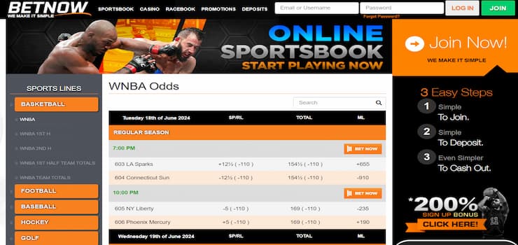 US Sportsbook Betting At Betnow