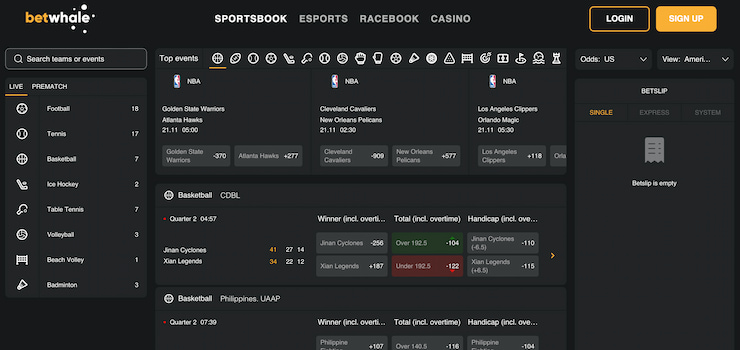 Betwhale Betting Online