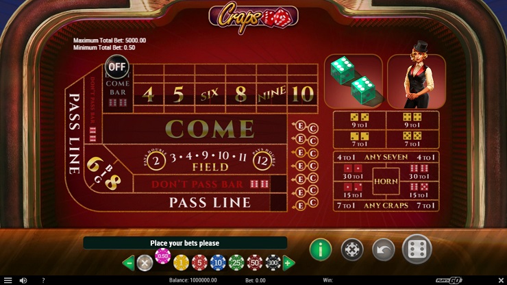 Play Craps for Real Money or Free